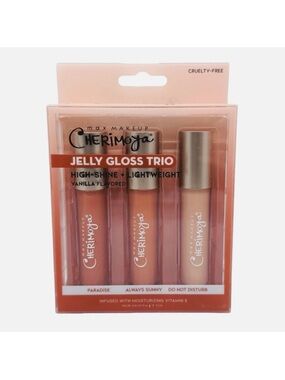 Jelly Gloss Trio - Peach & Nude Vanilla Lip Gloss Set